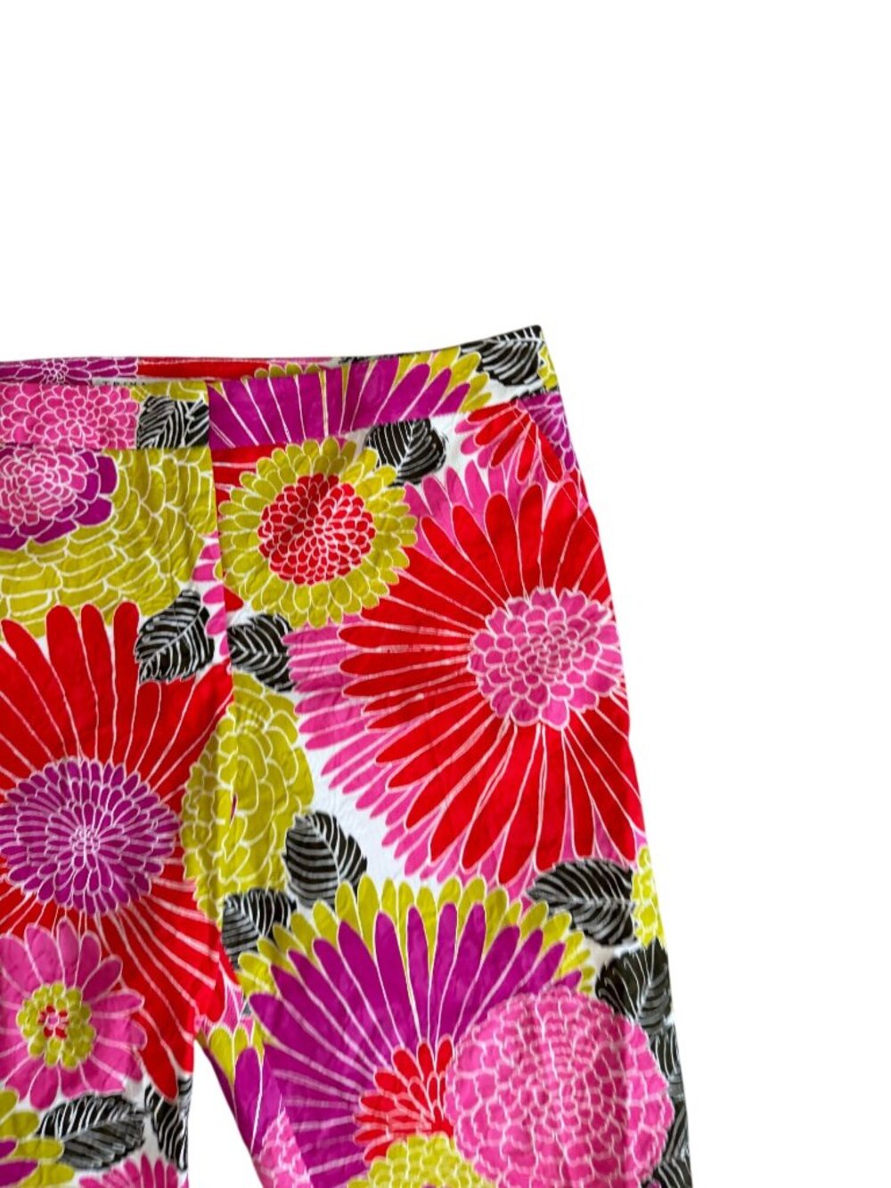TRINA TURK Floral Crop Dress Pants Size 14 - Picture 10 of 12